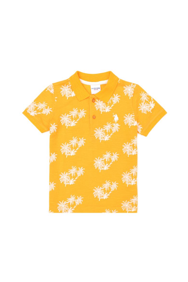 Erkek Çocuk Turuncu Polo Yaka Tişört