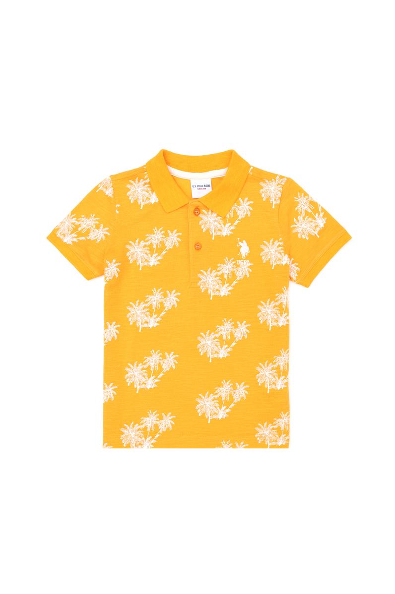 Erkek Çocuk Turuncu Polo Yaka Tişört