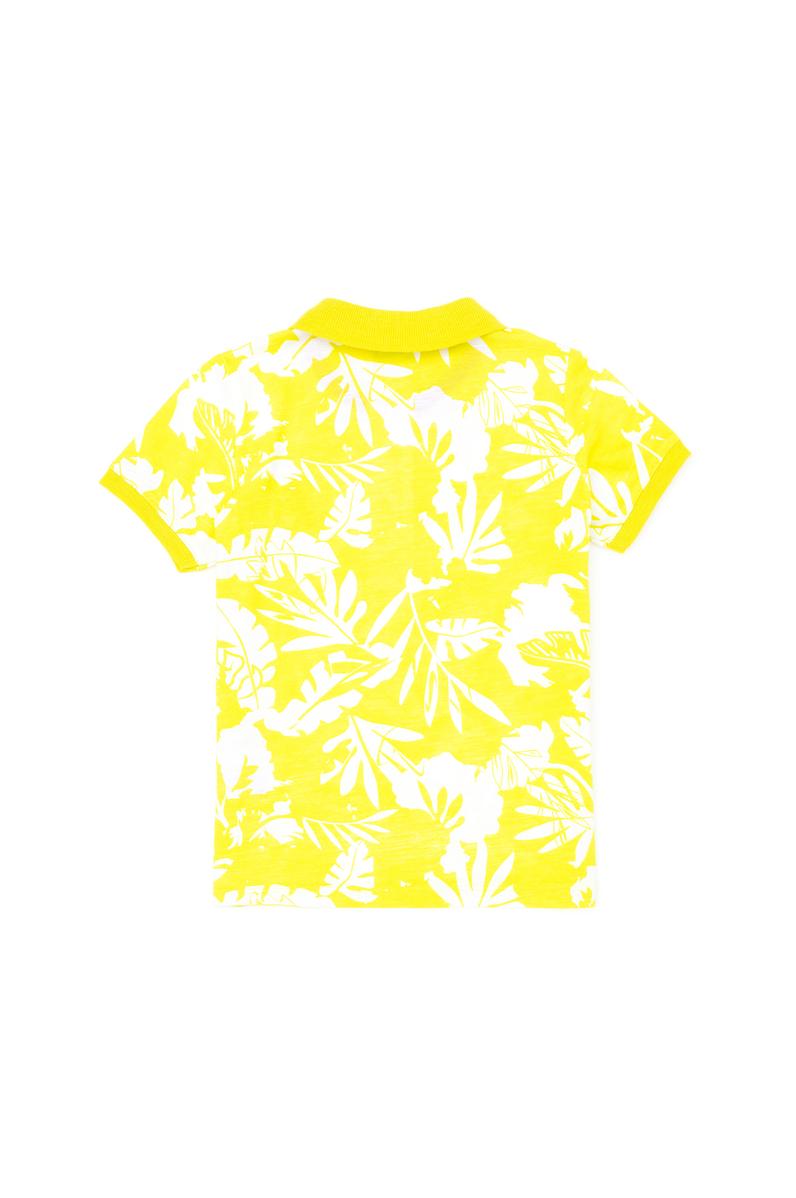 Erkek Çocuk Neon Sarı Polo Yaka Tişört