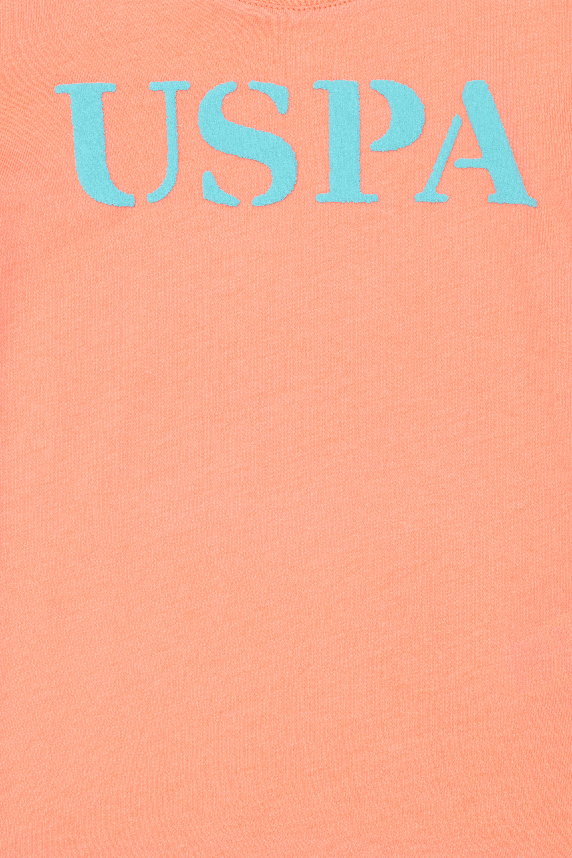 Çocuk Somon Basic Bisiklet Yaka Tişört - Image 3