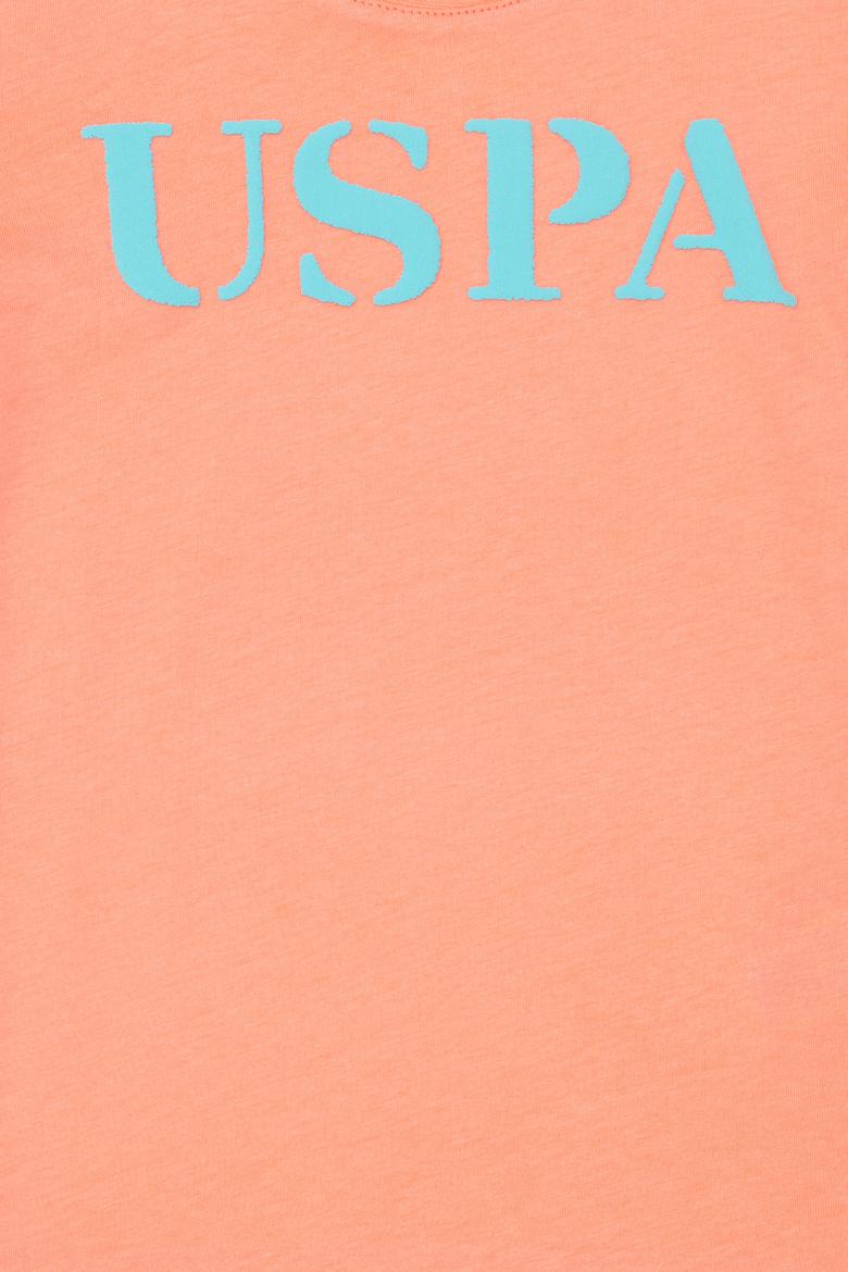 Çocuk Somon Basic Bisiklet Yaka Tişört - 50263028067