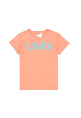 Çocuk Somon Basic Bisiklet Yaka Tişört - 50263028067