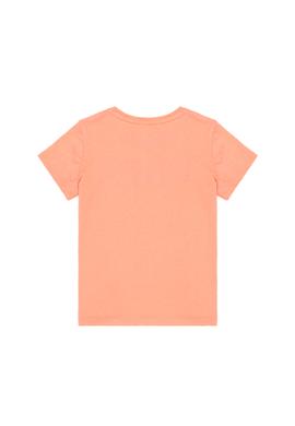 Çocuk Somon Basic Bisiklet Yaka Tişört - 50263028067