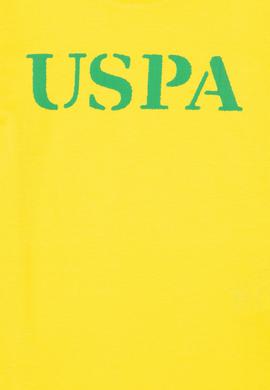 Çocuk Sarı Basic Bisiklet Yaka Tişört - 50263028122