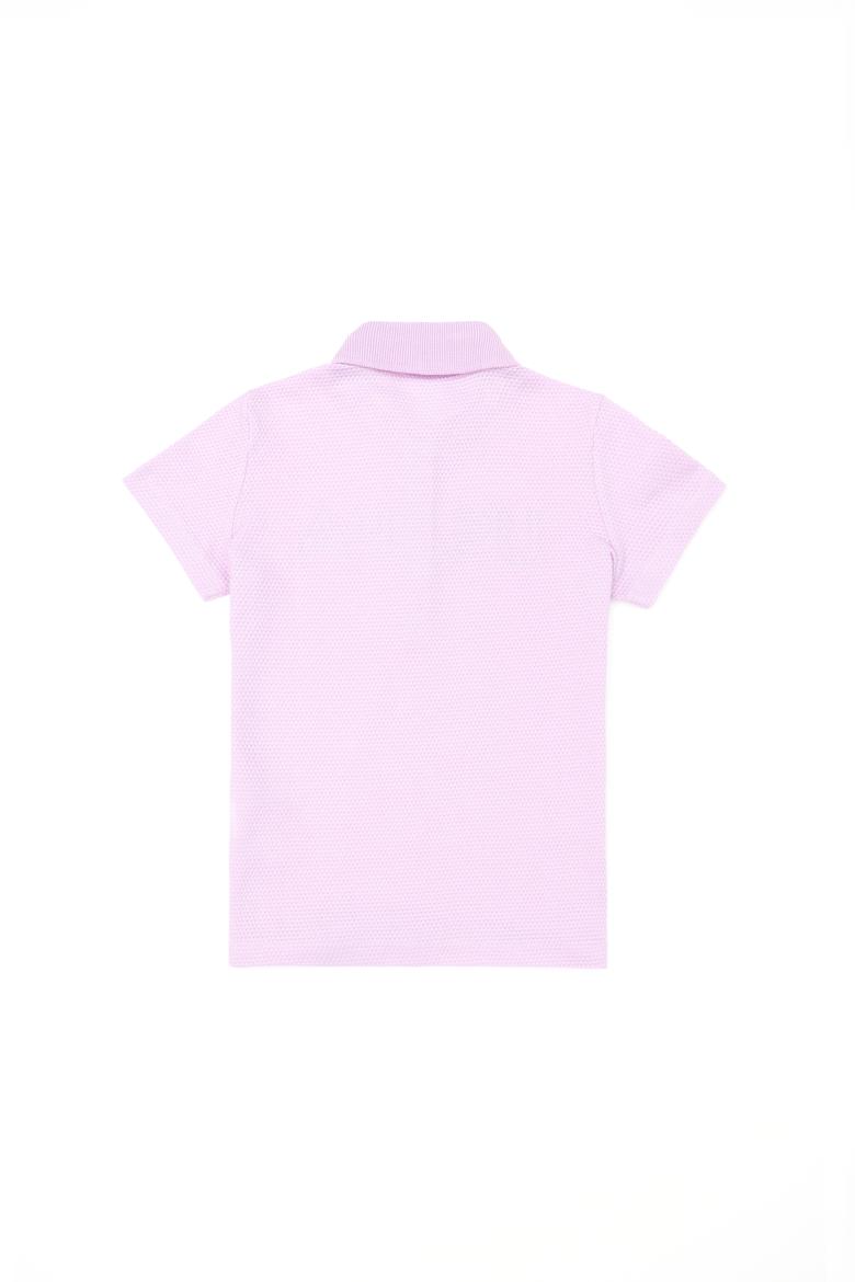 Kız Çocuk Manolya Polo Yaka Tişört - 50263649025
