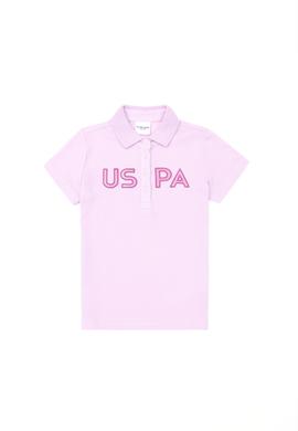 Kız Çocuk Manolya Polo Yaka Tişört - 50263649025