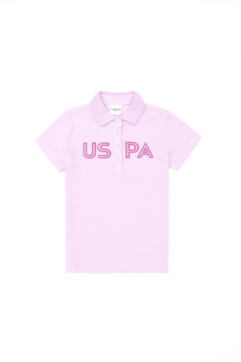 Kız Çocuk Manolya Polo Yaka Tişört - 50263649025