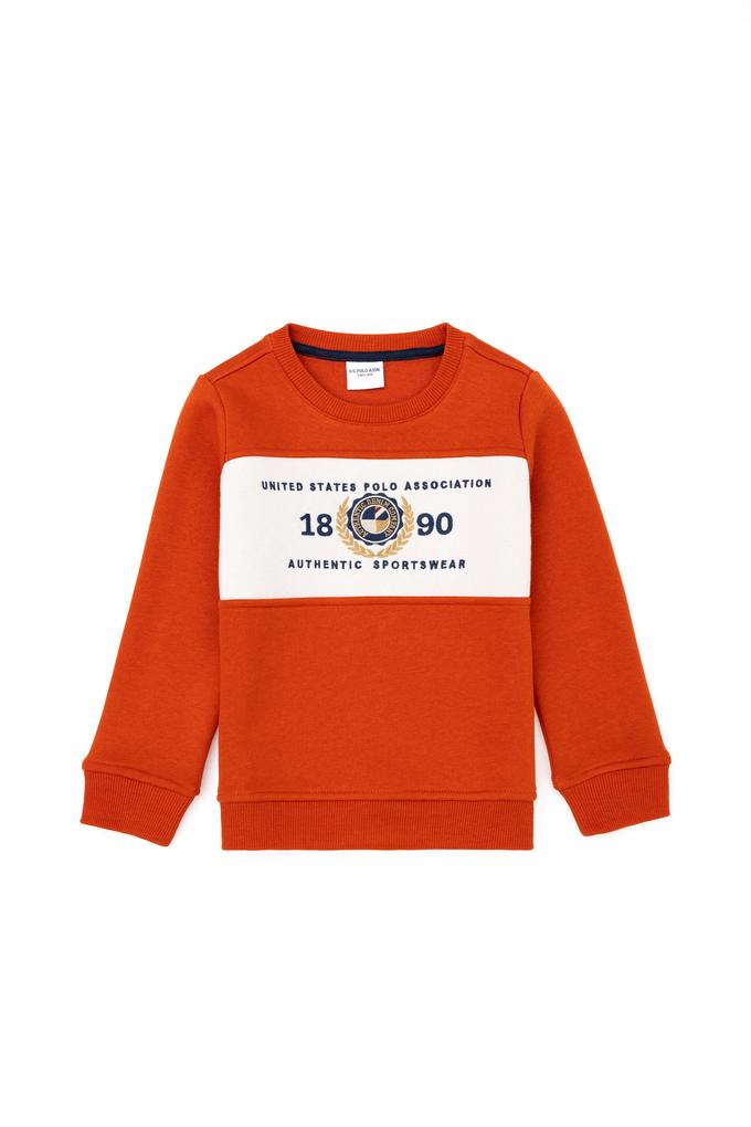 Erkek Çocuk Kiremit Sweatshirt