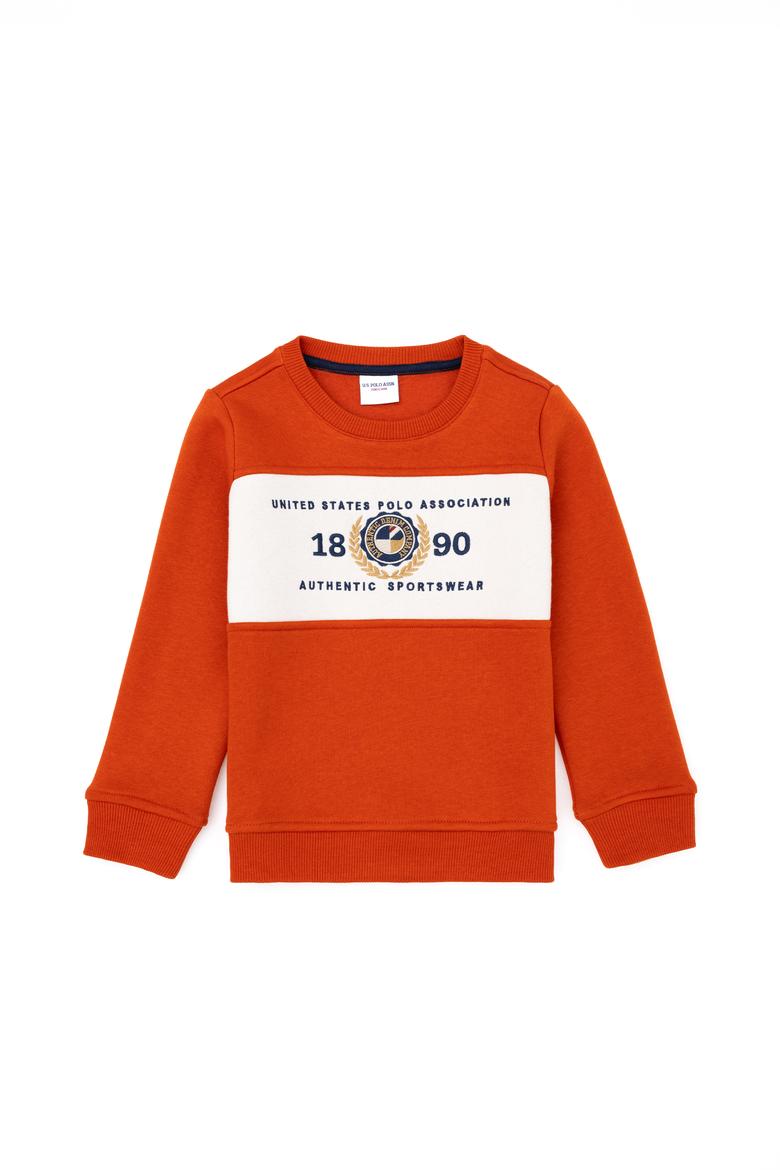Erkek Çocuk Kiremit Sweatshirt