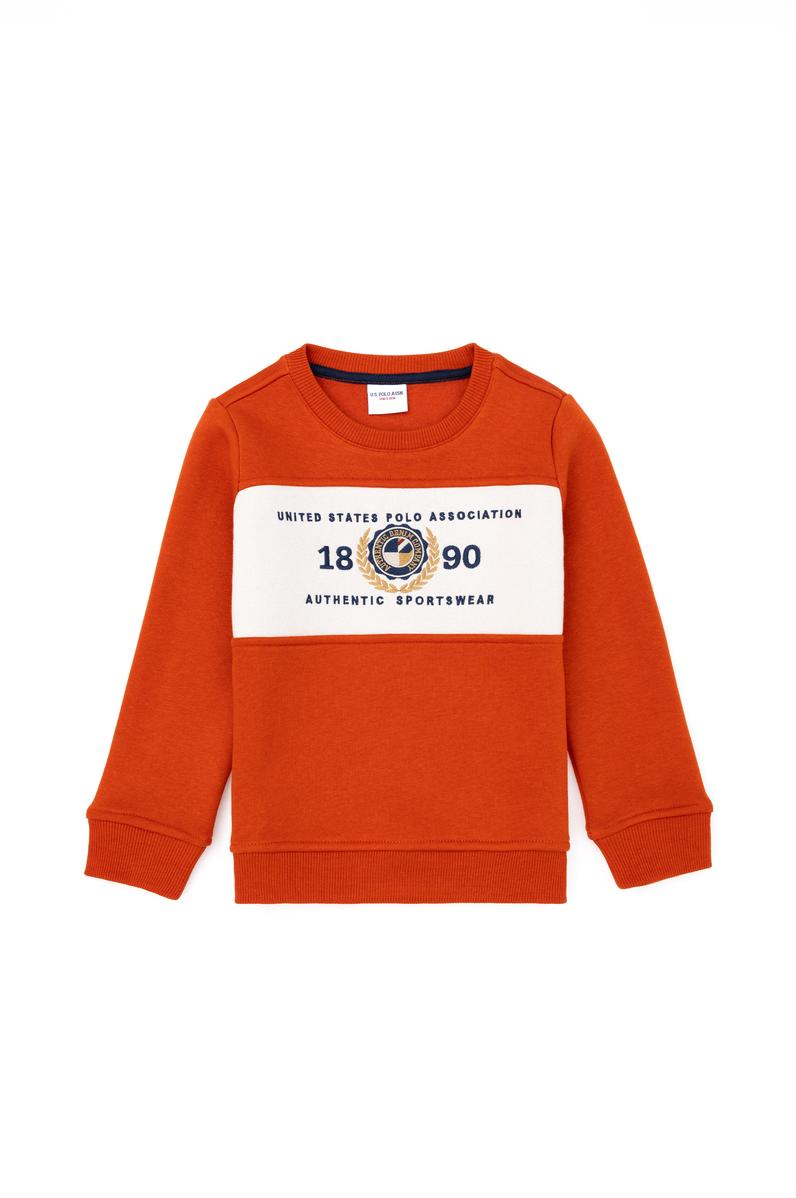 Erkek Çocuk Kiremit Sweatshirt