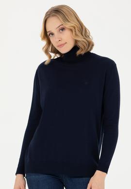 Kadın Lacivert Basic Kazak - 50269012013