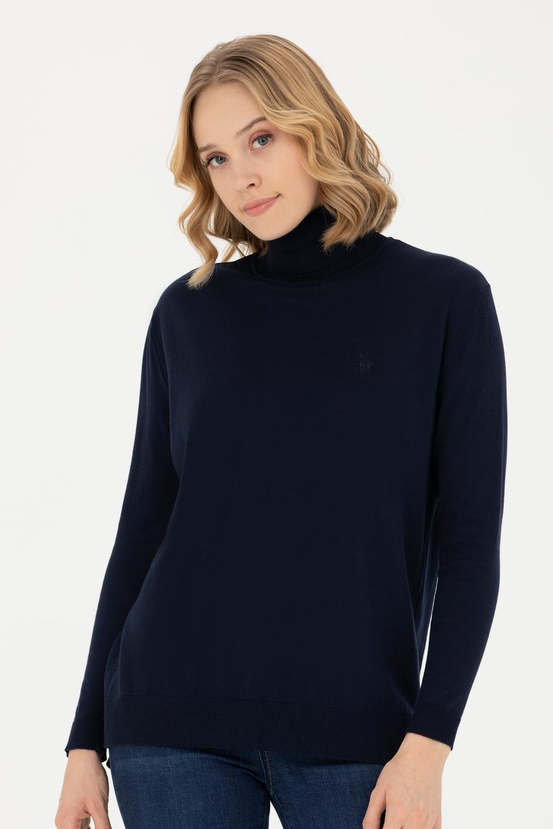 Kadın Lacivert Basic Kazak - 50269012013