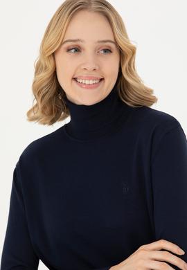 Kadın Lacivert Basic Kazak - 50269012013