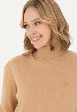 Kadın Kum Melanj Basic Kazak - 50269012054