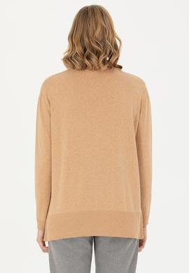 Kadın Kum Melanj Basic Kazak - 50269012054