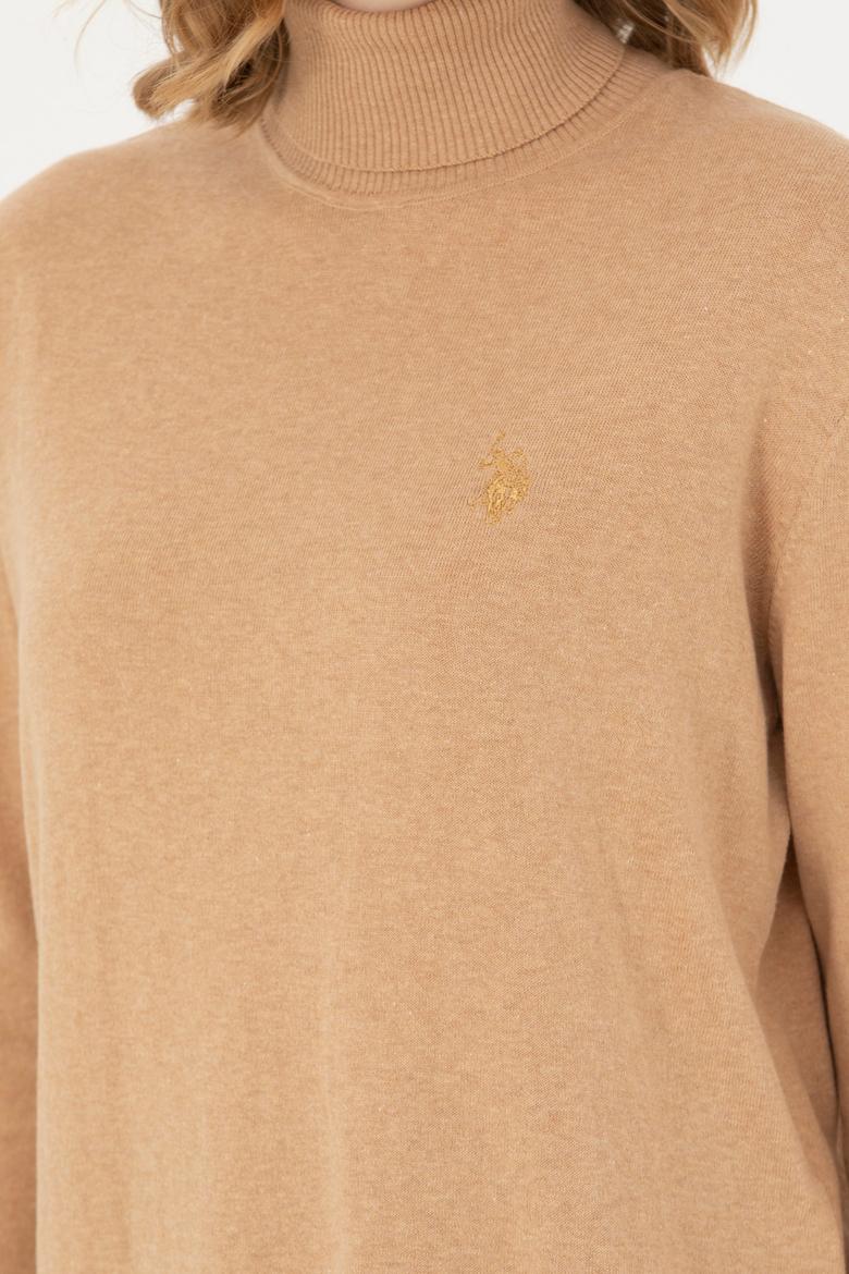 Kadın Kum Melanj Basic Kazak - 50269012054