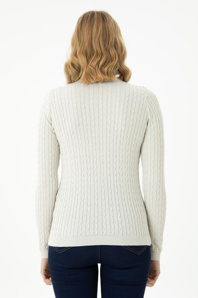 Kadın Taş Basic Kazak - 50269019099