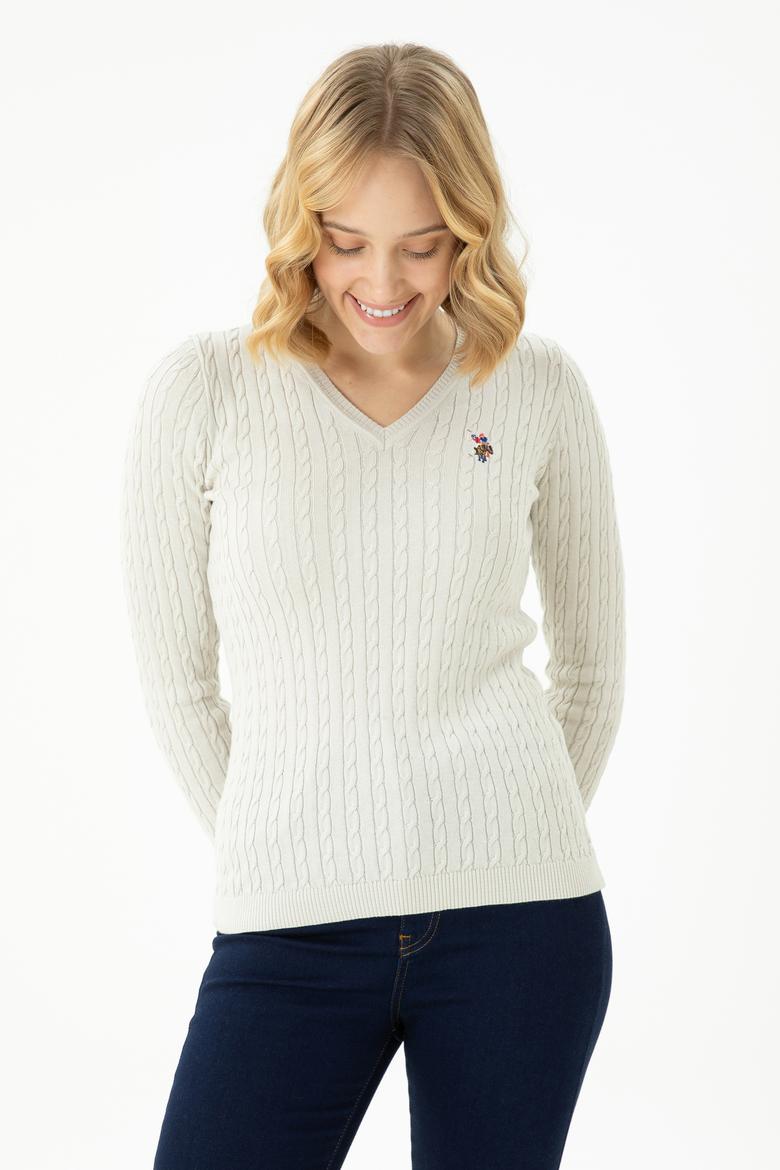 Kadın Taş Basic Kazak - 50269019099