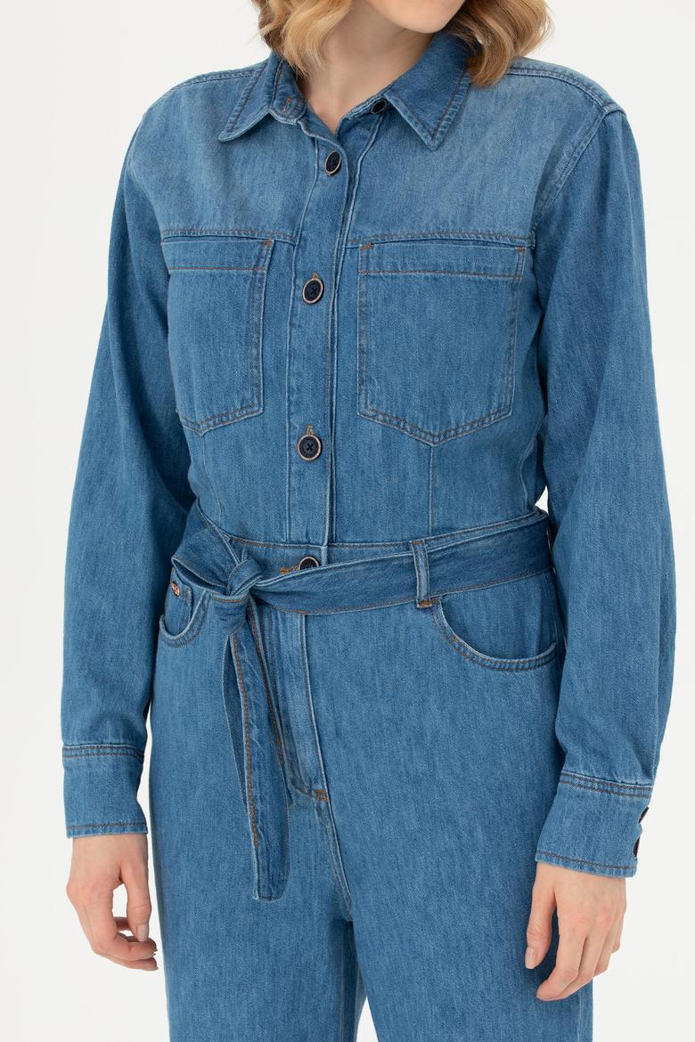 Kadın Mavi Jean Tulum - 50271116003