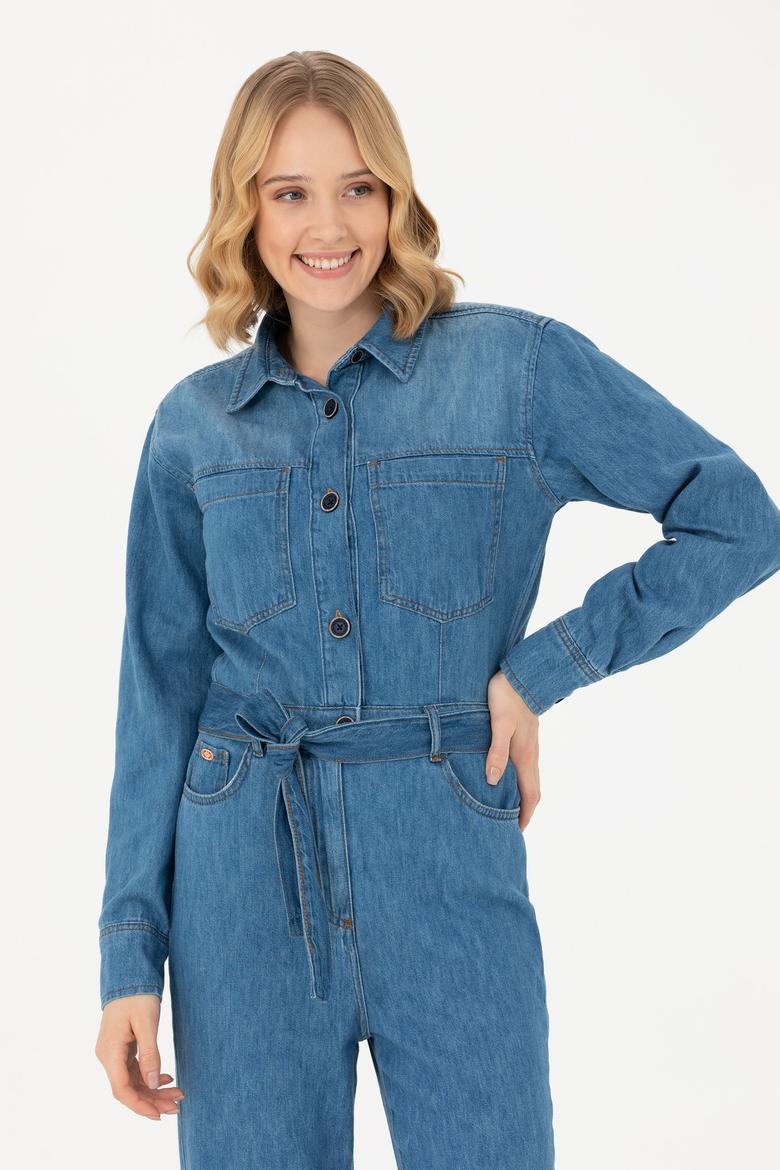 Kadın Mavi Jean Tulum - 50271116003