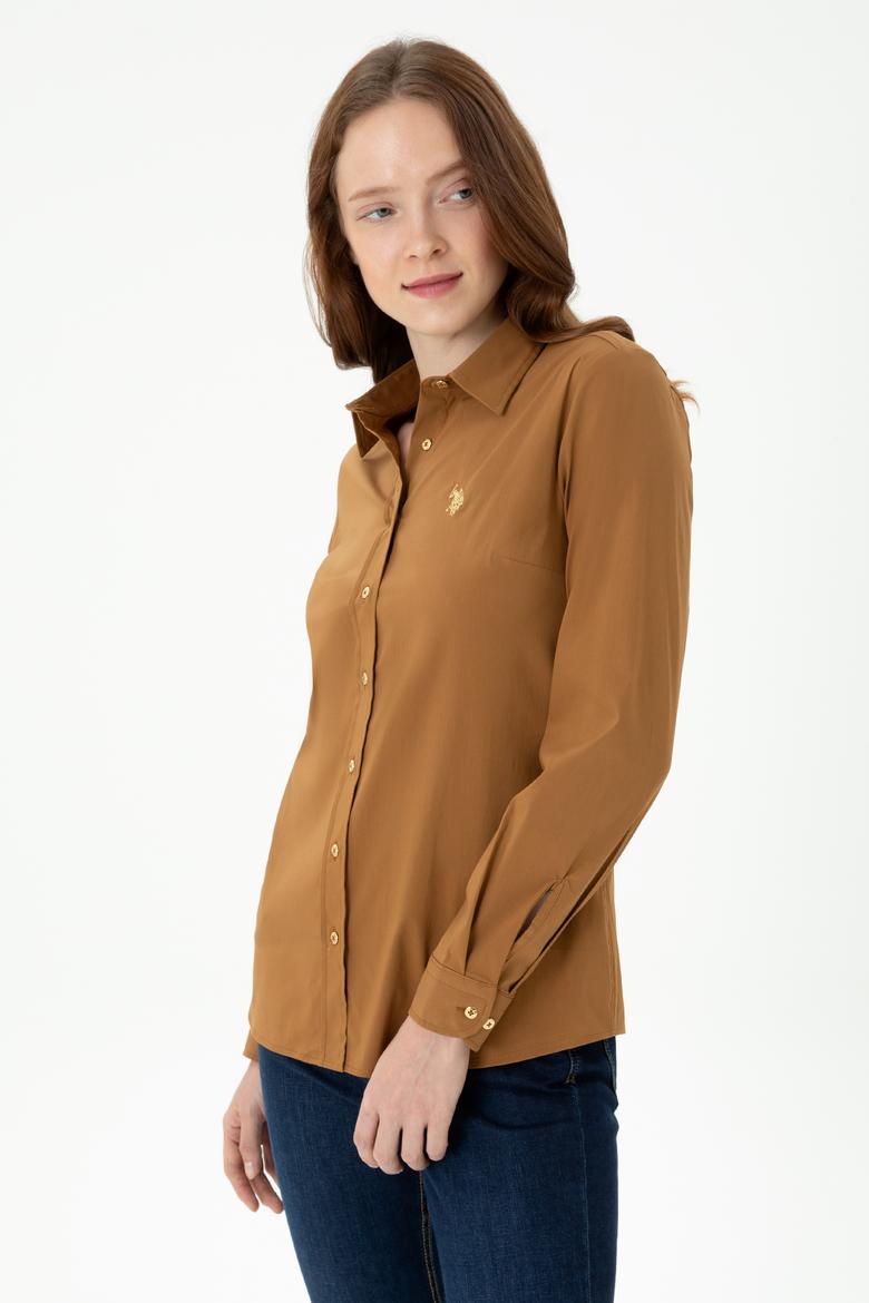 Kadın Coconut Uzun Kollu Basic Gömlek - 50271264035