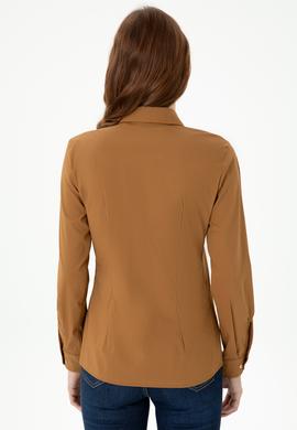 Kadın Coconut Uzun Kollu Basic Gömlek - 50271264035