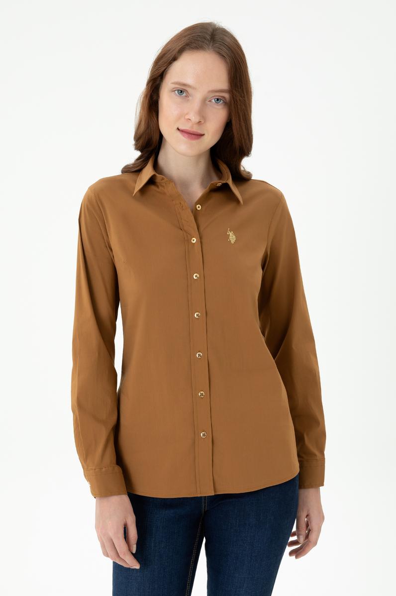 Kadın Coconut Uzun Kollu Basic Gömlek