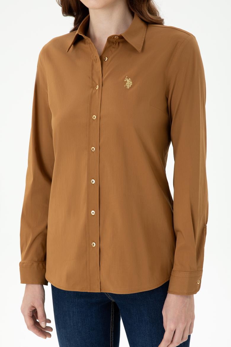 Kadın Coconut Uzun Kollu Basic Gömlek - 50271264035