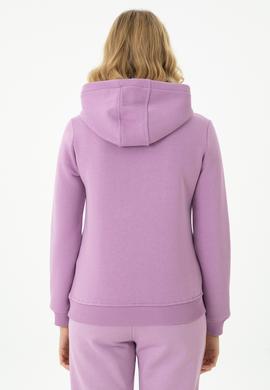Kadın Lila Basic Sweatshirt - 50271557022