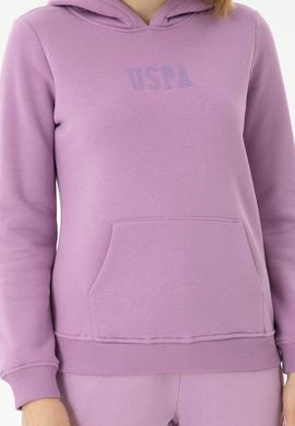 Kadın Lila Basic Sweatshirt - 50271557022