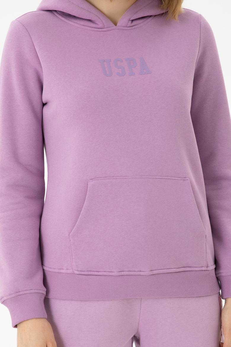 Kadın Lila Basic Sweatshirt - 50271557022