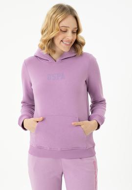 Kadın Lila Basic Sweatshirt - 50271557022
