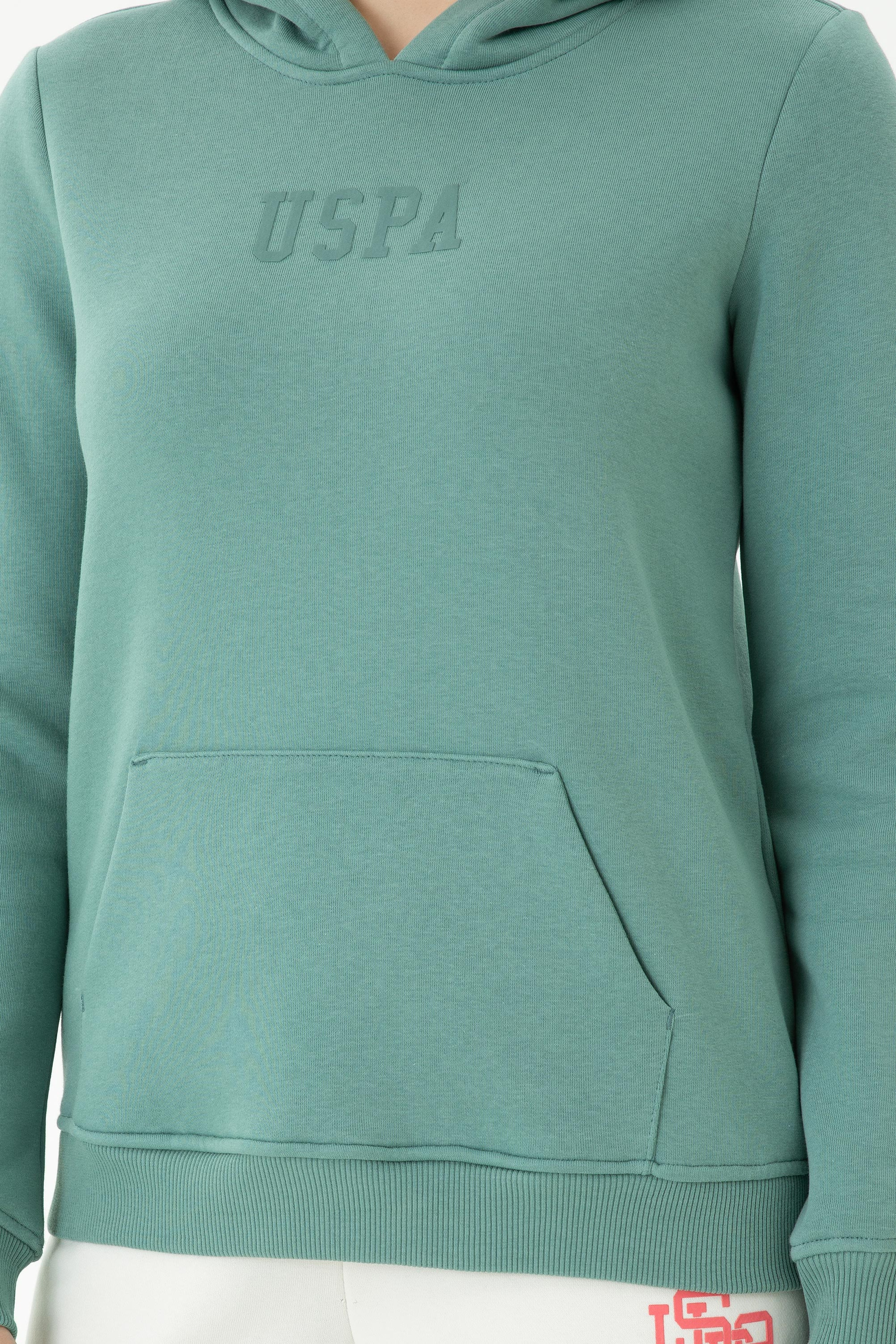Kadın Mint Basic Sweatshirt