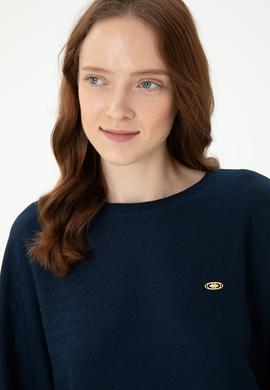 Kadın Lacivert Sweatshirt - 50272158013