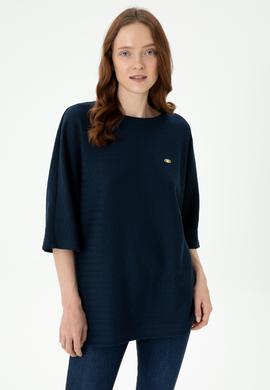 Kadın Lacivert Sweatshirt - 50272158013