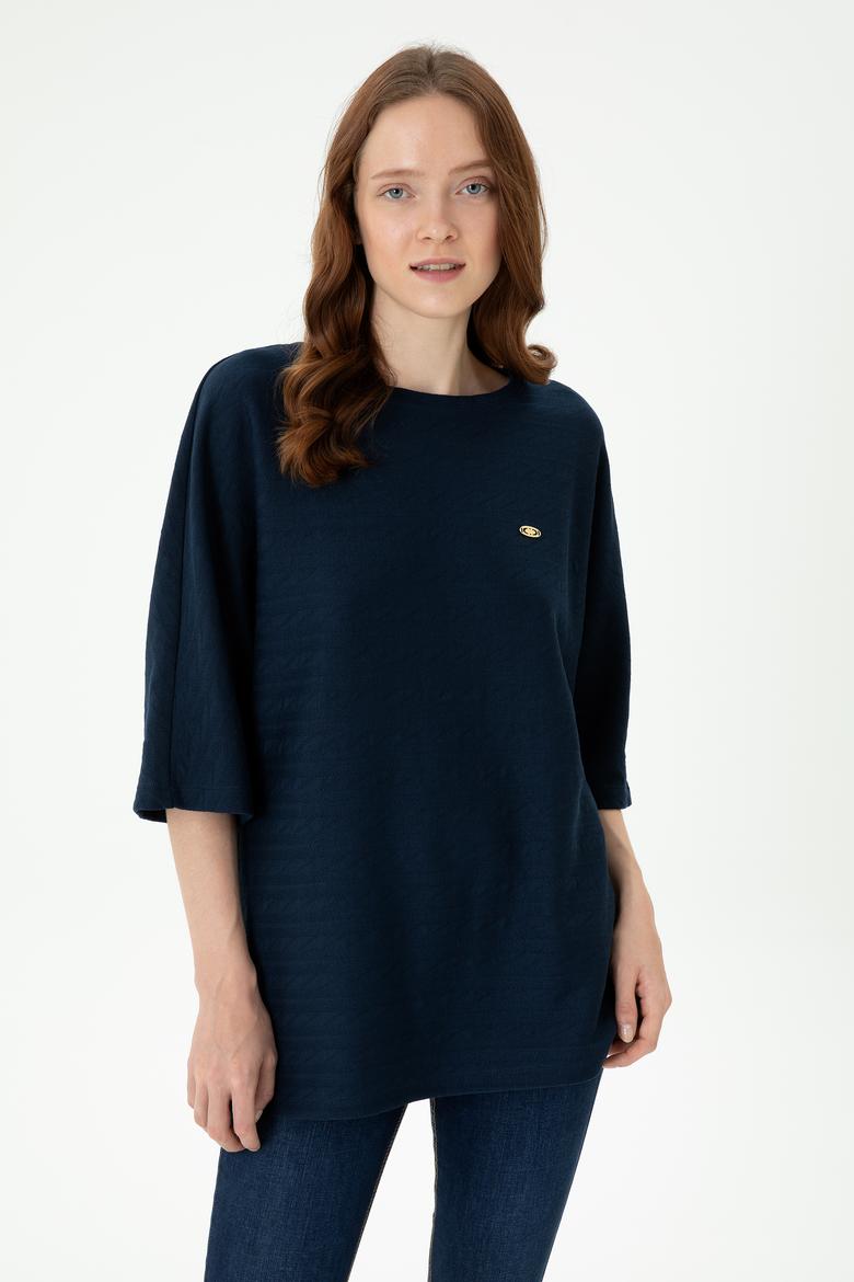 Kadın Lacivert Sweatshirt