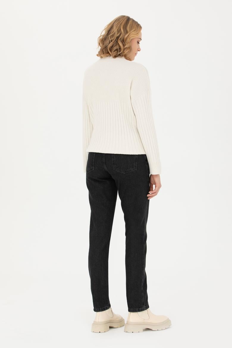 Kadın Siyah Jean Pantolon - 50272852001