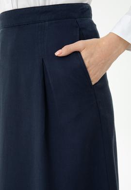 Kadın Lacivert Dokuma Etek - 50276018003