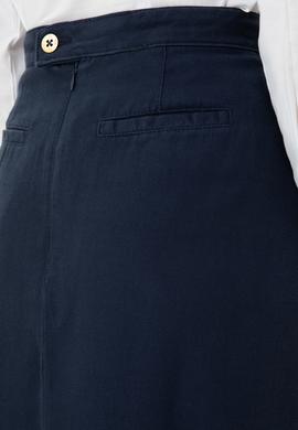 Kadın Lacivert Dokuma Etek - 50276018003