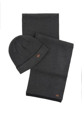 Erkek Antrasit Kaşkol Bere Takım - 50255080003