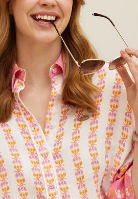 Kadın Pembe Uzun Kollu Gömlek - 50264128003