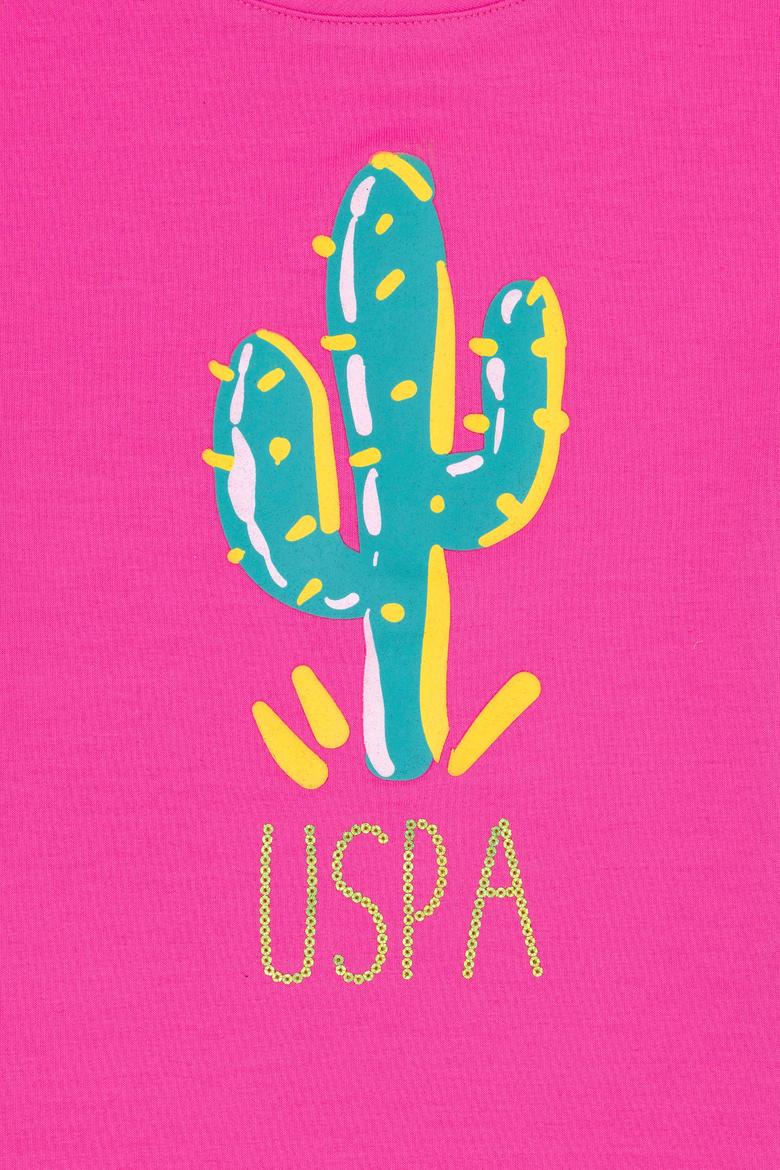 Kız Çocuk Pembe Tişört - 50265397017