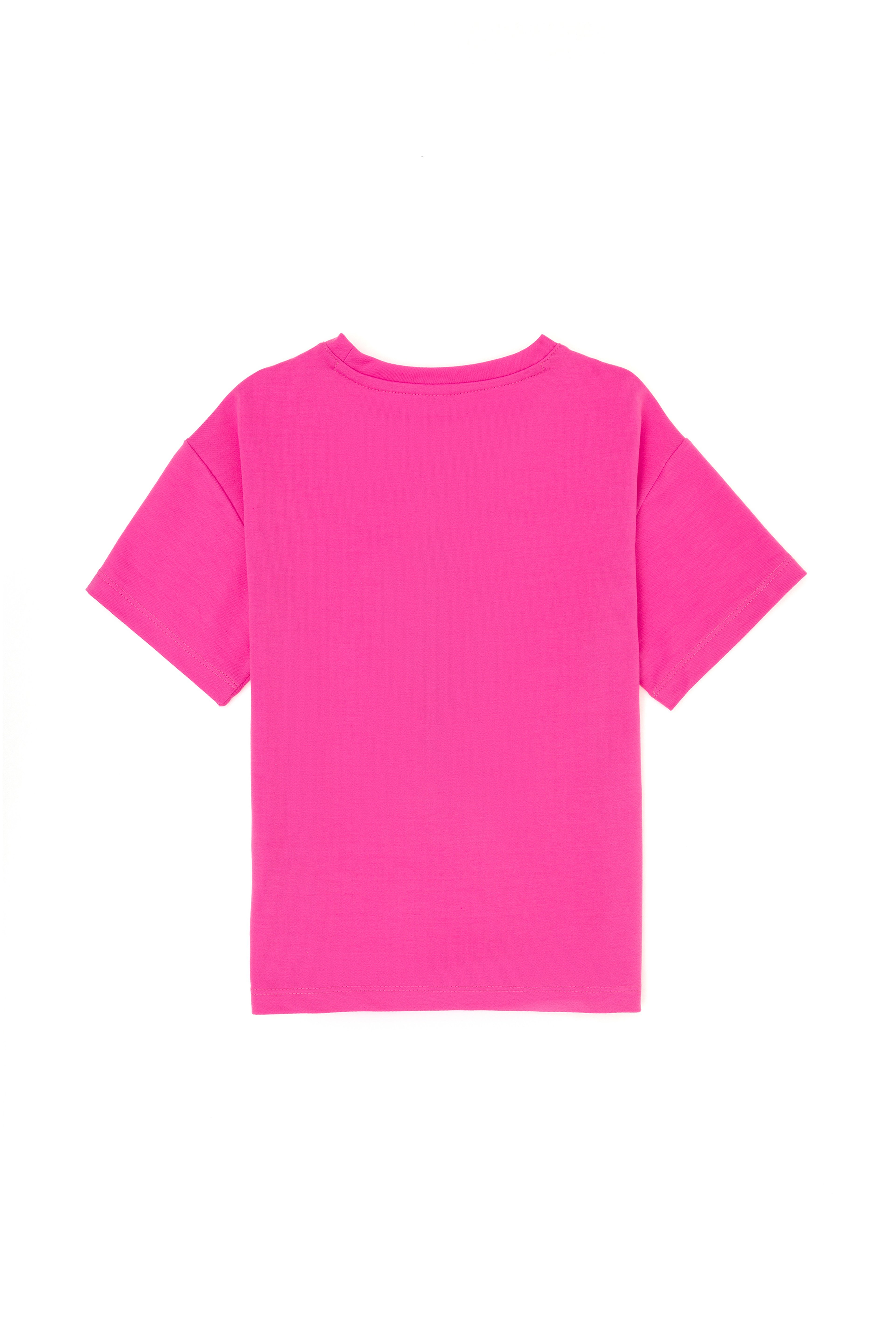 Kız Çocuk Pembe Tişört - Image 2