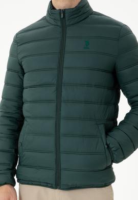 Erkek Koyu Yeşil Mont - 50269095087