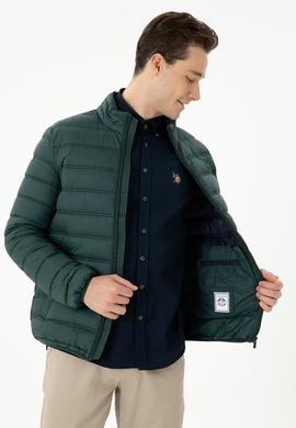 Erkek Koyu Yeşil Mont - 50269095087