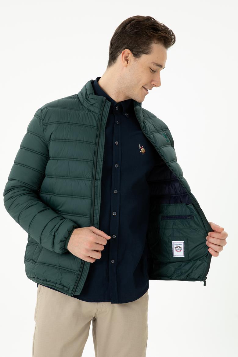 Erkek Koyu Yeşil Mont - 50269095087