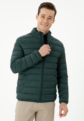 Erkek Koyu Yeşil Mont - 50269095087