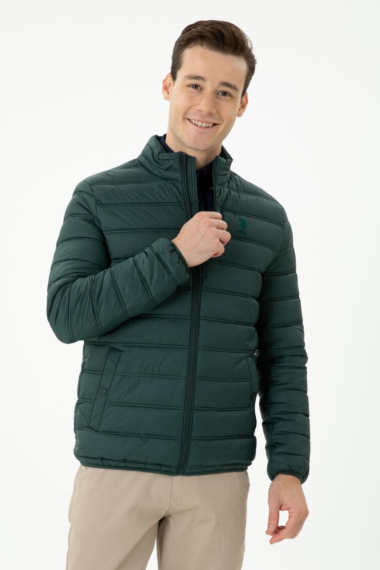 Erkek Koyu Yeşil Mont - 50269095087