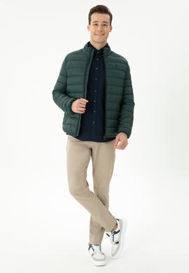 Erkek Koyu Yeşil Mont - 50269095087