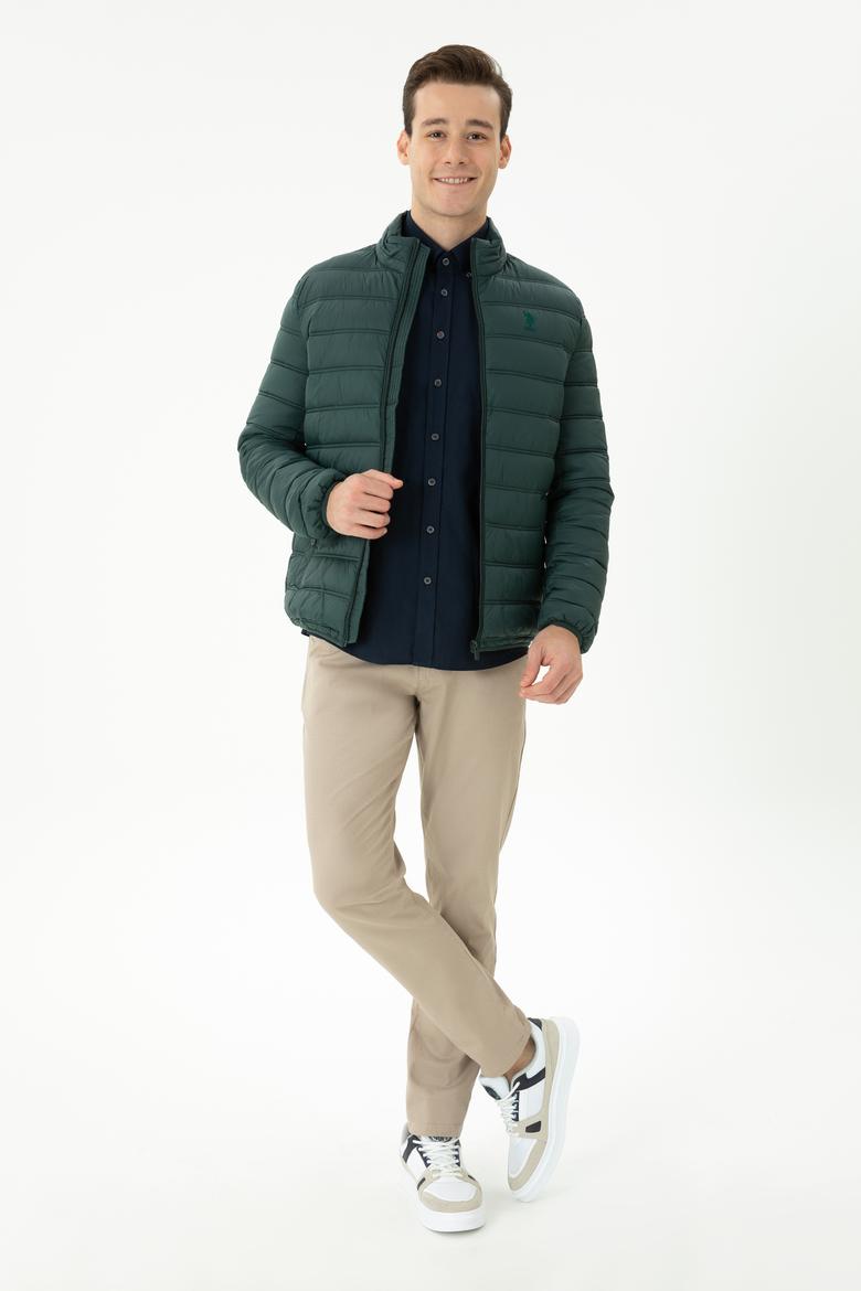 Erkek Koyu Yeşil Mont - 50269095087